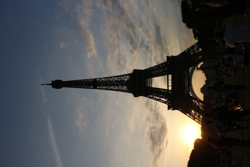 Foto Ampliada De 20x32 En Papel Metalizado Torre Eiffel 3
