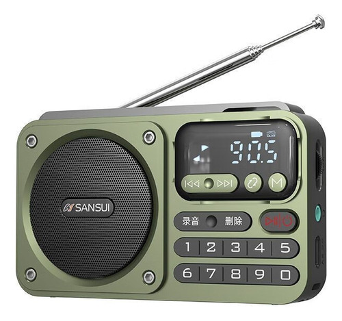 Mini Radio Portátil Bluetooth Multifuncional