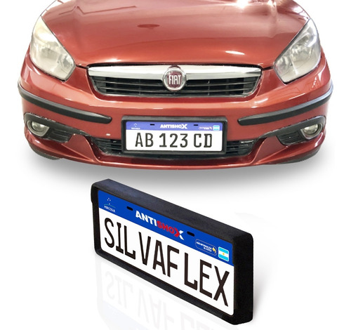 Fiat Grand Siena Marco Cubre Porta Patente Antishox® 2.0 Espesor 25mm Silvaflex