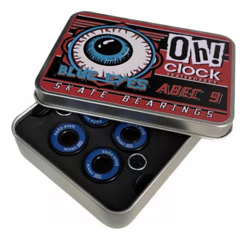 Rulemanes Oh! Clock Blue Eyes Abec9 C/ Spacers Y Arandelas.