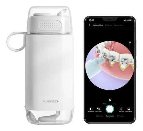Cleaneze - Mini Irrigador Dental Visual Con Camara De 5mp 10