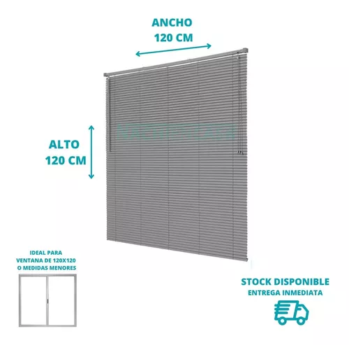 declarar Estragos parálisis Persiana Americana Cortina Veneciana Pvc Ventana 1,20 X 120