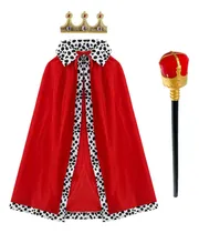 Comprar Fantasia Rei Infantil Kit Cu002F Capa Rei Bastão Rei Coroa Rei