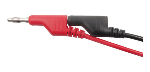 Rojo 4mm Enchufe Conector Banana R8-19 apilable de prueba Par Rojo 
