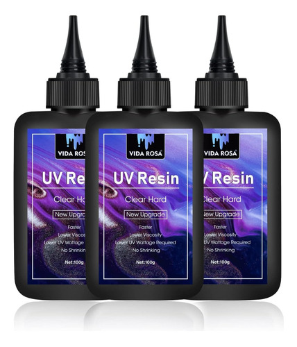 Resina Uv Secado Super Rapido - Joyas En Resina - 100gr