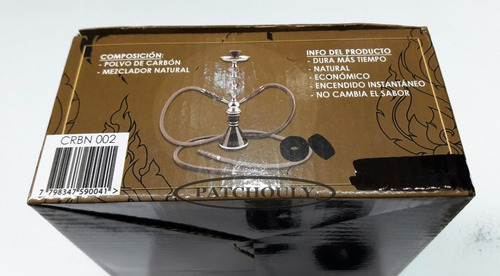 Imagen 6 de 8 de Carbón Narguile Shisha Hookah Bamboo Agujero Prende Rápido