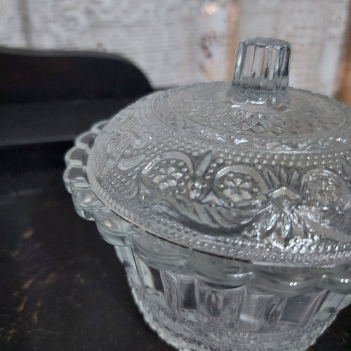 Imagem 4 de 10 de Bomboniere Baleiro Antigo Cristal Em Perfeito Estado