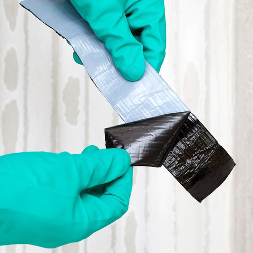 Cinta asfáltica autoadhesiva aluminizada de 5 cm x 10 m - Viaflex Color Black