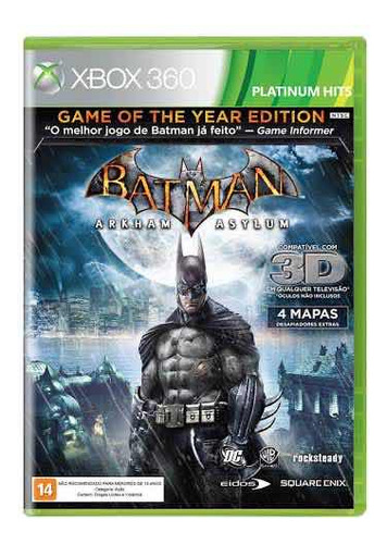 Batman: Arkham Asylum  Arkham Standard Edition Xbox 360 Físico