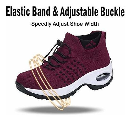 Zapatos Para Caminar Para Mujer Zapatillas De Deporte Con Ca