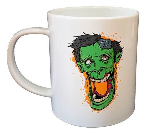 Taza De Plastico Face Scared Mouth Open Art