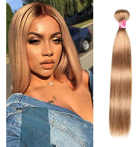 Nuevo Año Promoción Peruvian Virgin Remy Hair 10a 27# Q24ww