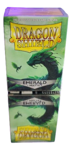 Dragon Shield Standard Sleeve -matte Emerald-