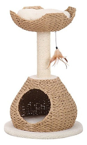 Petpals Group Recyclegreen Paper Rope Condo And Perch