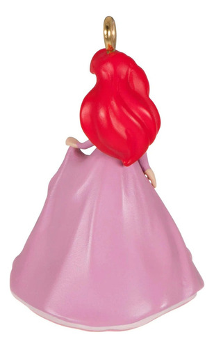 Mini Adorno Disney La Sirenita Ariel Árbol Navidad Hallmark Color Multicolor