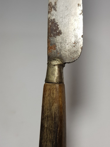Imagen 7 de 10 de Antiguo Cuchillo Y Hachuela Raro Acero Carbono X 2 Mag 56361
