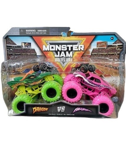 Camioneta Monster Jam Trucks Paquete De 2 Star E/1:64