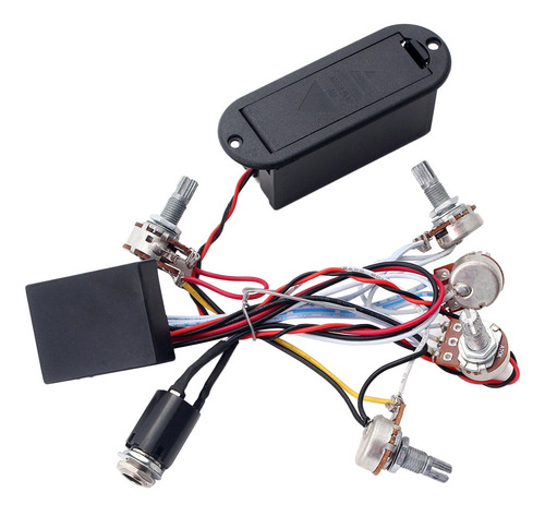 Imagem 2 de 8 de Circuito Eq De Banda 2x3 Pré-amplificador De Guitarra Baixo