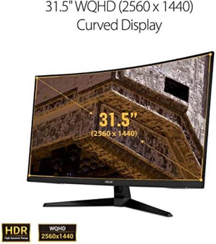 Monitor Curvo Asus Tuf Gaming 32 1440p Hdr (vg32vq1b) - Qhd