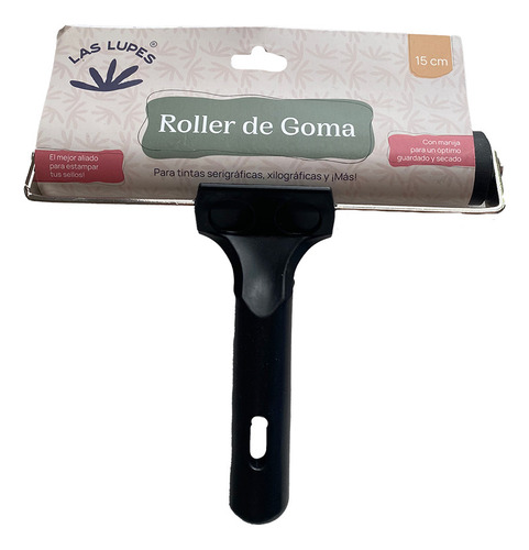 Rodillo De Xilografia Con Apoyo Para Grabado 15cm