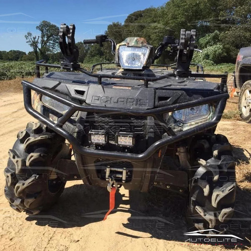 Imagen 8 de 10 de Juego Faros Led Cree Barra 6 Led 18w Cuadrado Jeep 4x4 Rzr