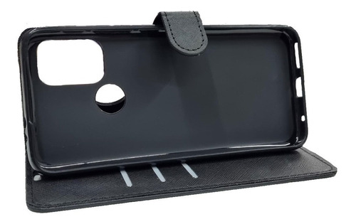 Funda Estuche Ejecuivo Y Vidrio Glass Para Motorola Moto G30