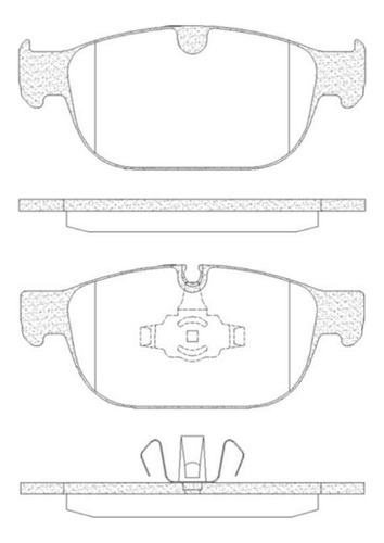 Pastilha De Freio Dianteira Volvo Xc60 Ii D5 2017 