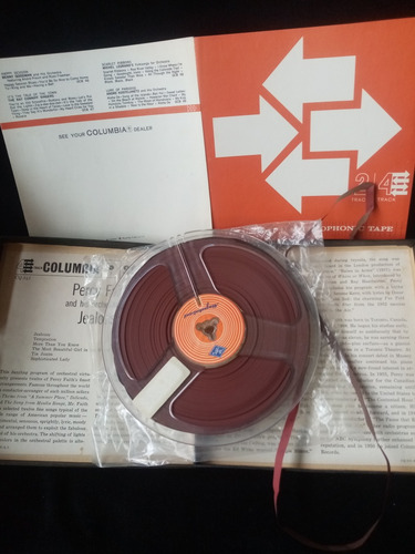Cinta De Carrete Estereo Tape 4track Columbia (Usado)