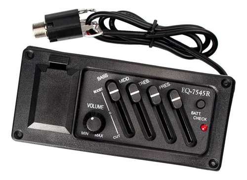 Wpd Eq-7545r 4 Band Eq Piezo Pickup Para Guitarra Acústica