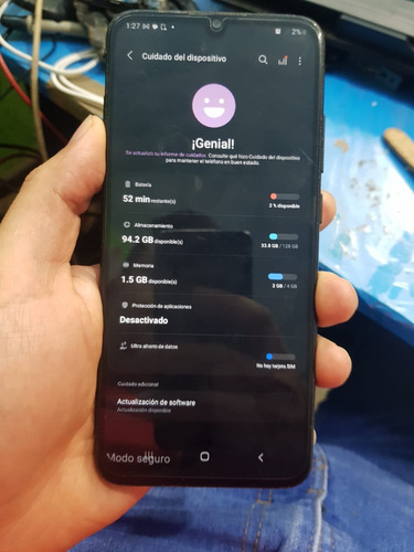 Samsung Galaxy A03 128gb Black 4gb Ram Negro (Usado)