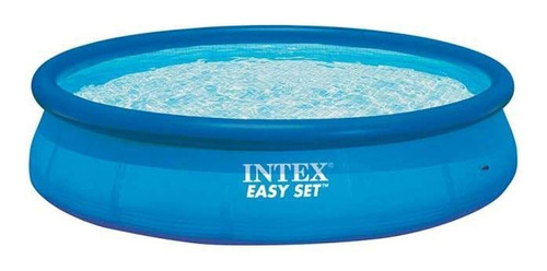 Pileta inflable redonda Intex Easy Set 28142 de 396cm x 84cm 7290L azul