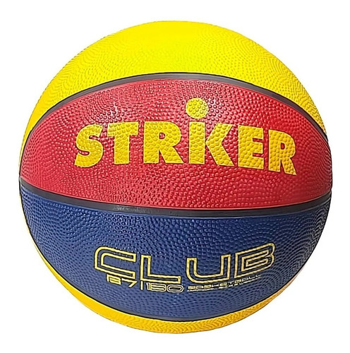 Pelota De Basquet Striker N 7 Goma Tricolor