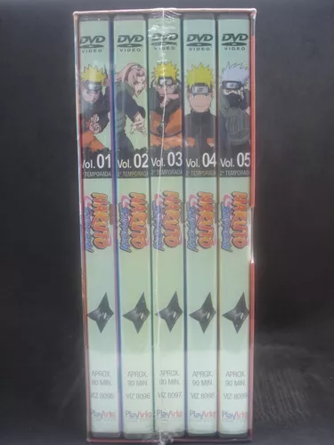 DVD Box - Naruto Shippuden - Segunda Temporada - Box 1 (5 Discos)