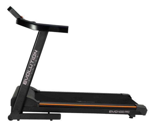 Esteira elétrica Evolution Fitness Profissional Evo 4000 Pro 110V cor  preto e laranja