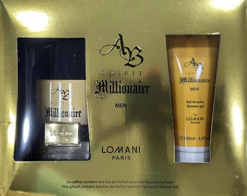 Perfume Lomani Spirit Millonaire Set Edt Caballero