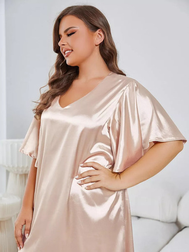 Camisones De Talla Grande Camisón Con Cuello En V