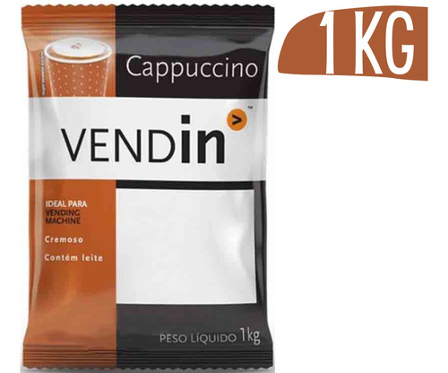 Cappuccino Vendin Kerry Tradicional Cremoso Cafeteria - 1 Kg