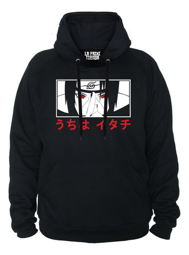 Buzo Buso Saco Hoodie Con Capota Anime Naruto Itachi Uchiha