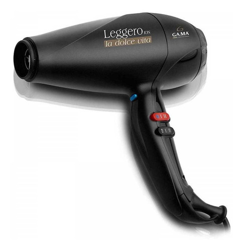 Secador De Cabello Ga.ma Leggero Black Std 2100w