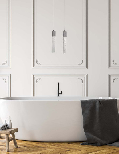 Lámpara De Techo Led Star De 2 Luces Con 3 Intensidades Ch Estructura Plateado