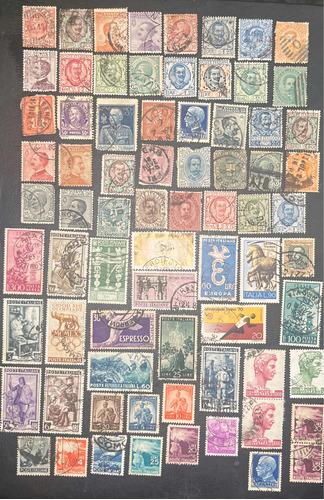 Sello Correo Italia 74 Estampillas Italianas De Colección