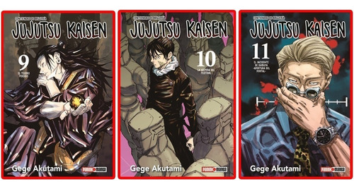 Combo Jujutsu Kaisen Vol. 09, 10 Y 11 - Manga