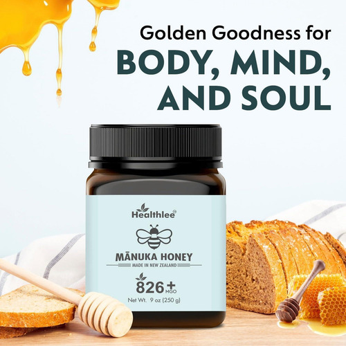 Miel De Manuka Healthlee Umf 20 - 250 G Pura De
