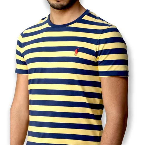 Camiseta Remera Polo Rayas Horizontales Algod n Importada