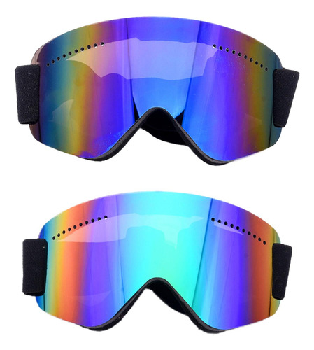2x Gafas De Esquí Mujeres Hombres Gafas De Sol A Prueba De