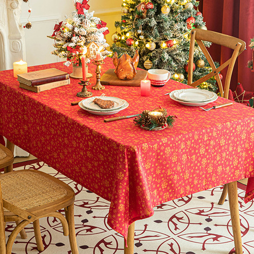 Mantel De Navidad Con Forma De Copo De Nieve En Forma De M,