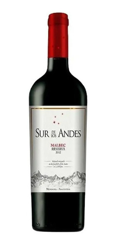 Vino Sur De Los Andes Reserva Malbec X750cc