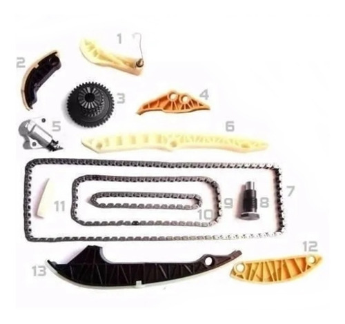 Imagem 2 de 3 de Kit Corrente Jetta 2.0 Tsi 11/2013