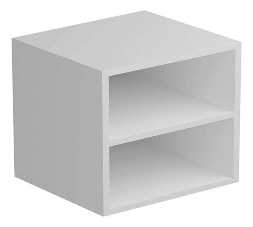 Mesa De Cabeceira Branca 40x30x30cm - Mdf 15mm