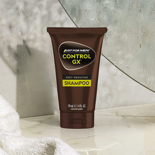 Just For Men Control Gx Shampoo Color Gris-negro Canas